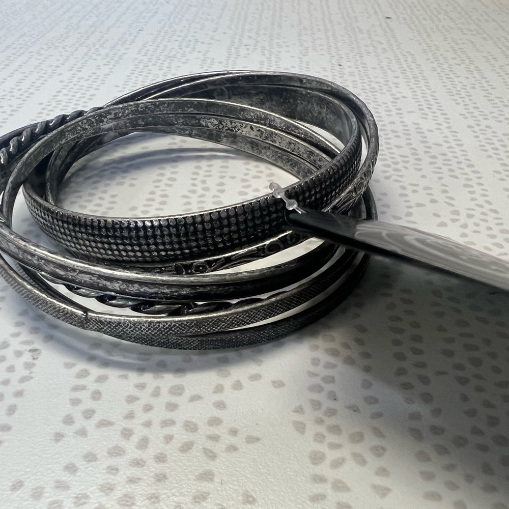 Chrome Stack bracelets